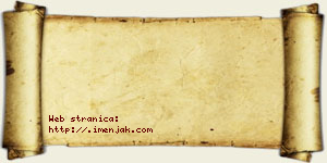 Jovana Avakumović vizit kartica